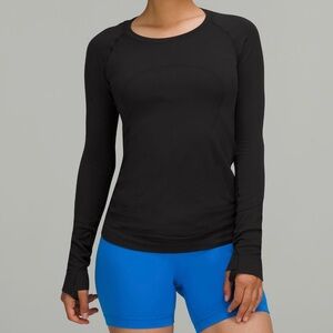 Lululemon Swiftly Tech Long Sleeve 2.0 Shirt 8 Black